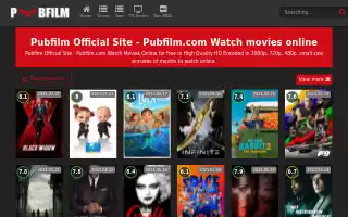 Pubfilm on sale tv shows